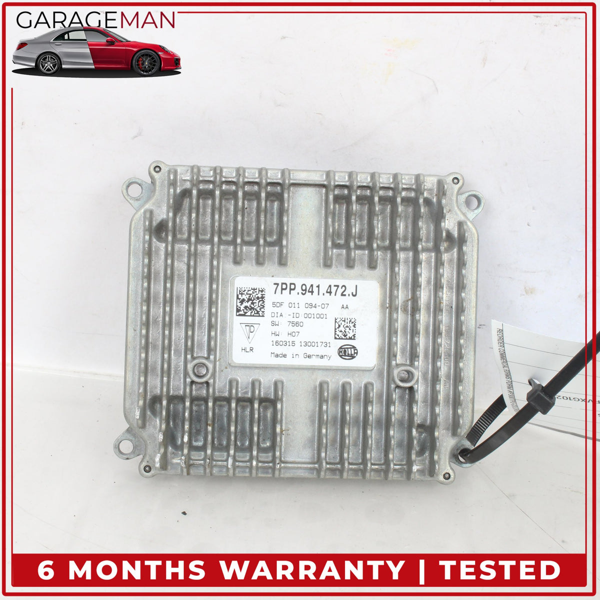 2014-2023 Audi TTS 8S Headlight Headlamp Ballast Control Module 7PP941472J OEM