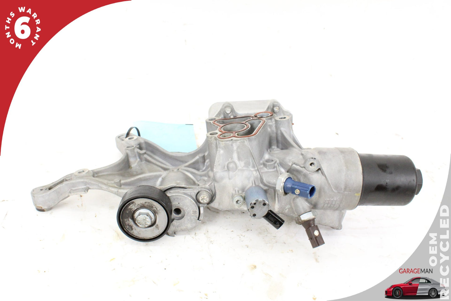 2015-2020 Audi A3 8V Sedan Oil Filter Housing w/ Oil Cooler Bracket 06L903143D