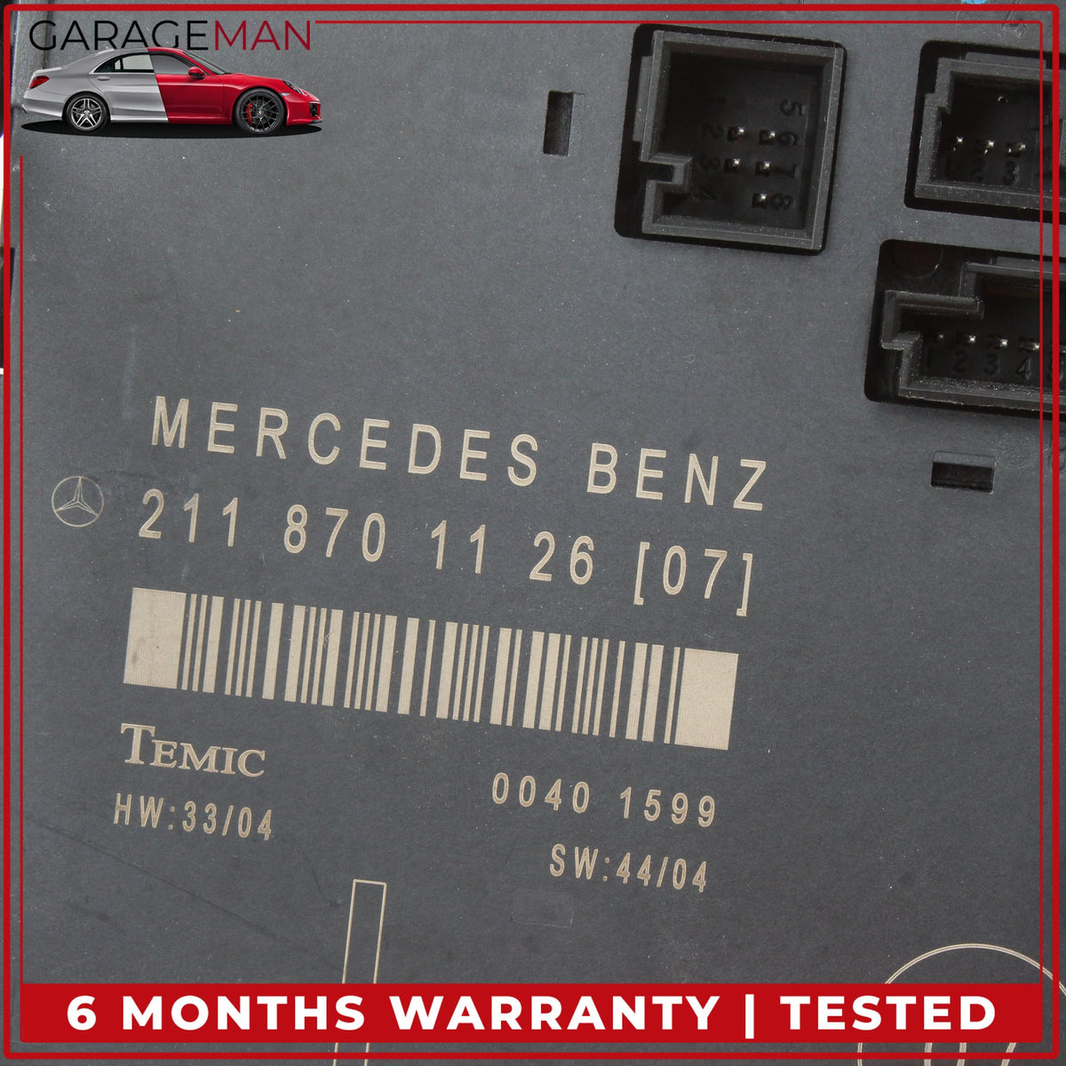 2003-2009 Mercedes W211 E350 Front Left Side Door Control Module 2118701126 OEM