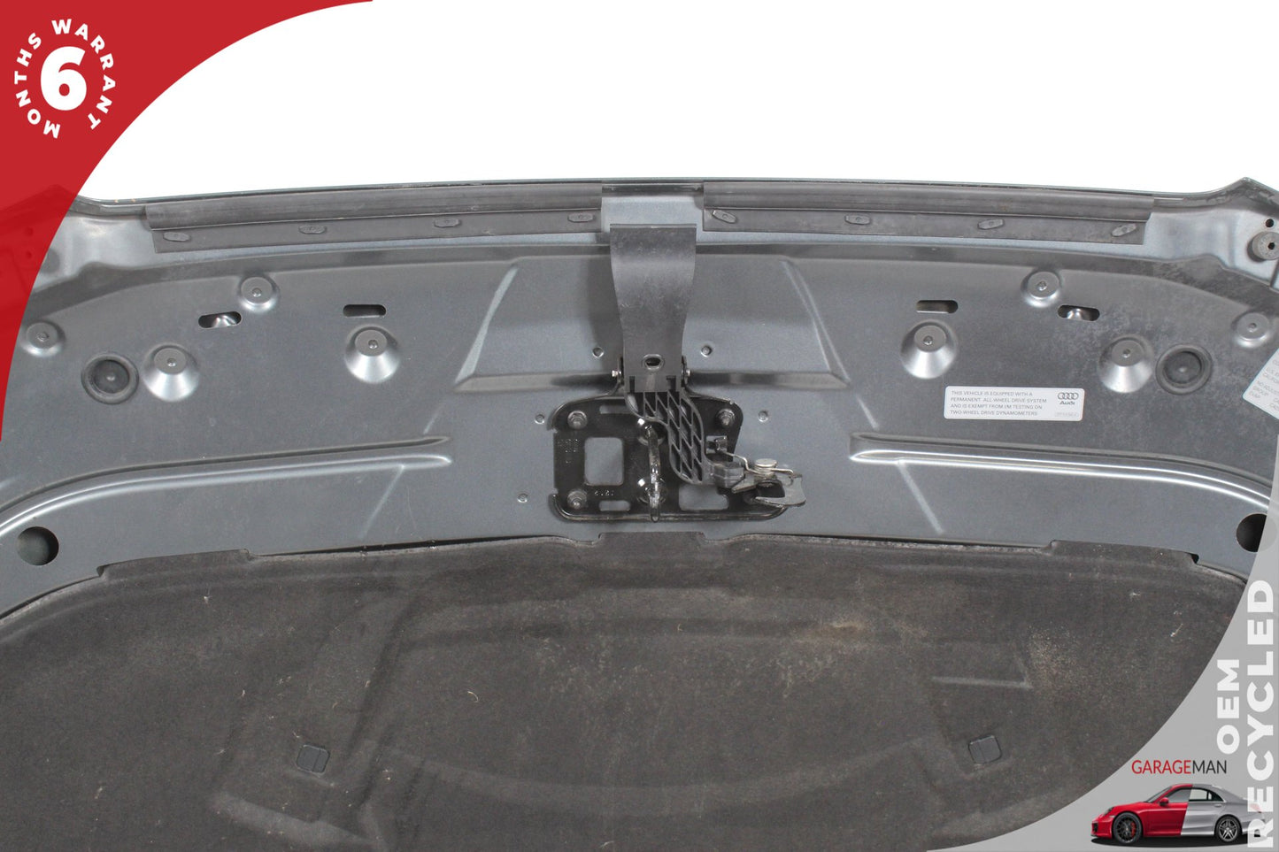 2008-2012 Audi A5 S5 8T Front Hood Bonnet Panel Gray 8T0823029 OEM