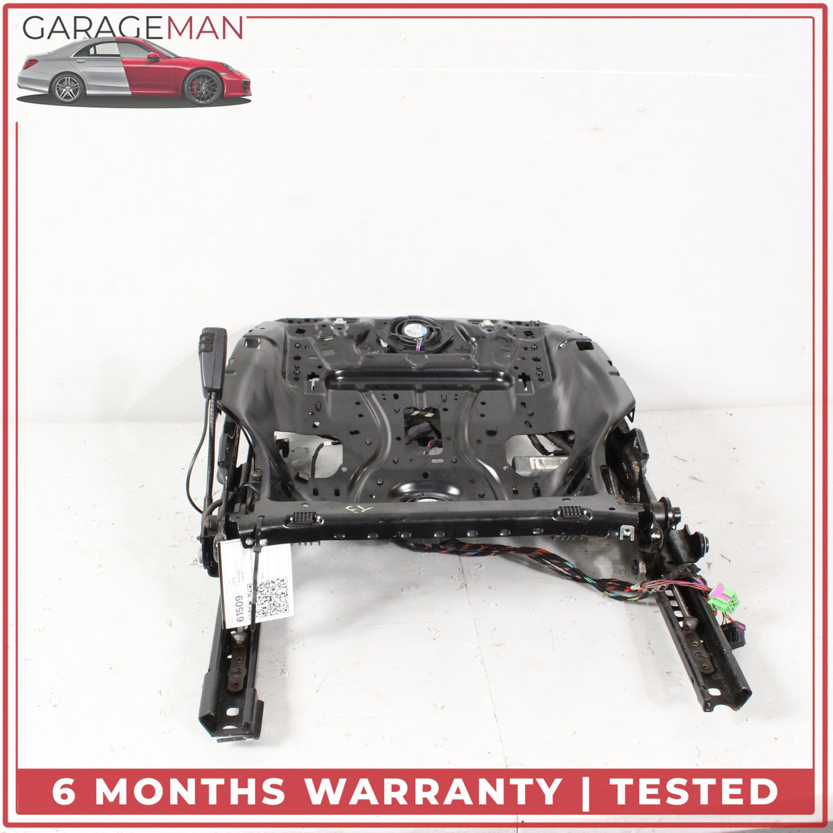 2012-2018 Audi A7 Front Right Passenger Side Seat Track Rail Frame w/ Motor OEM