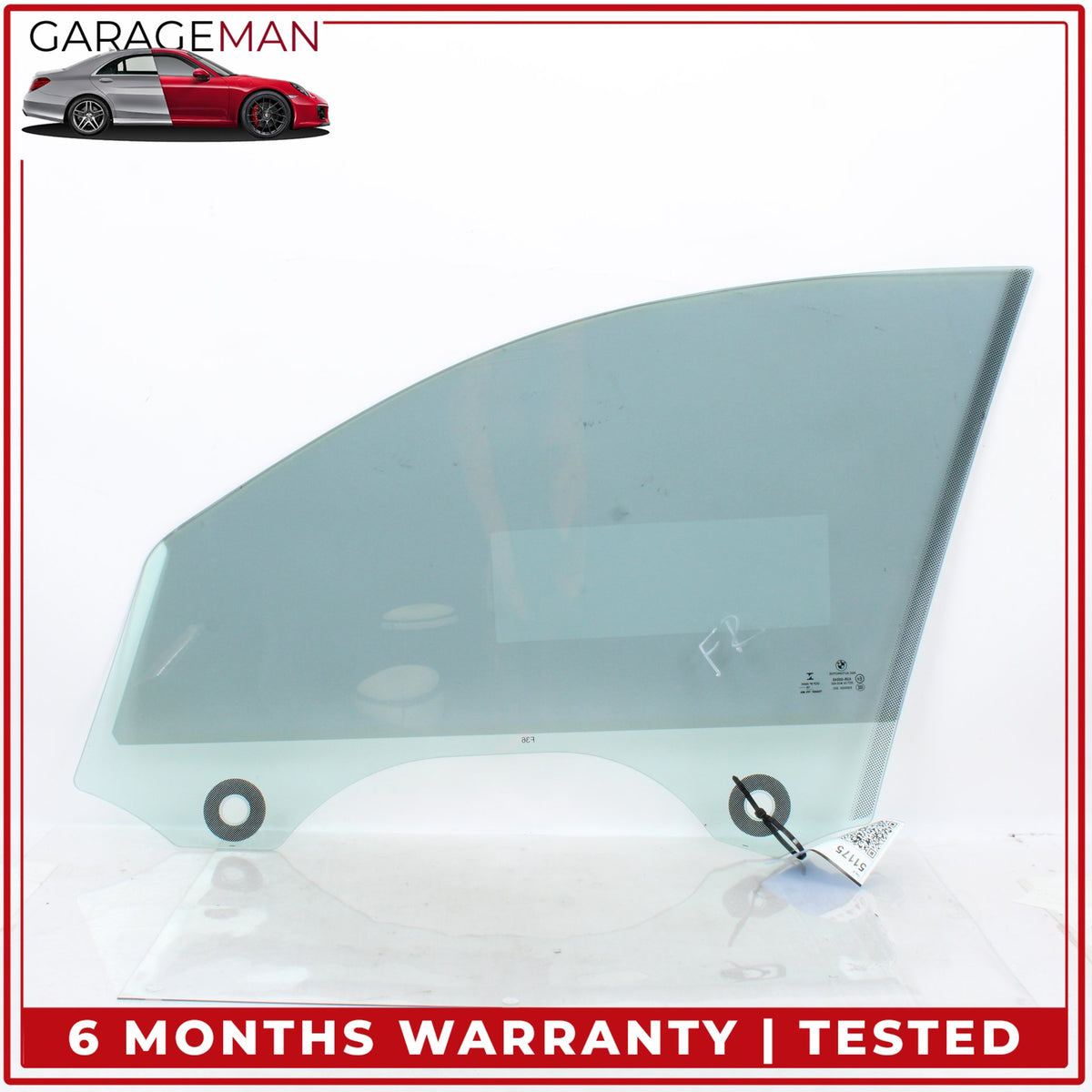 2015-2020 BMW 430i Gran Coupe Front Right Passenger Side Door Window Glass OEM