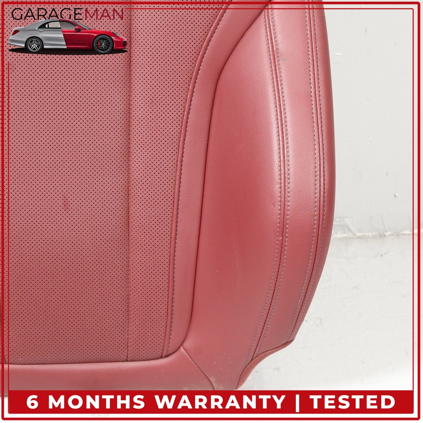2019-2025 BMW 330i Front Right Passenger Side Top Upper Seat Cushion Red OEM
