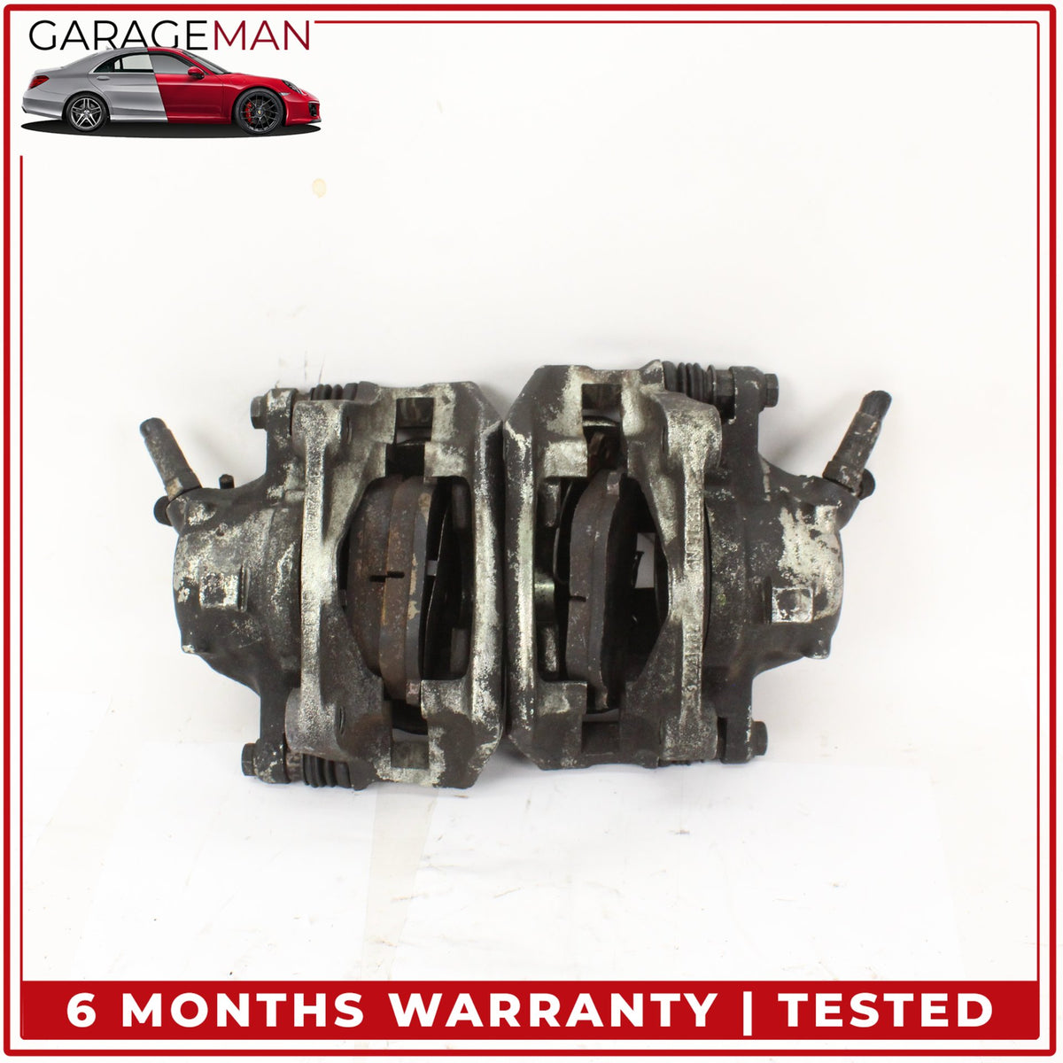 1986-1993 Mercedes W201 190E Front Left and Right Side Brake Caliper Set OEM