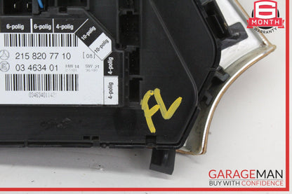 2000-2006 Mercedes CL55 AMG Front Left Seat Control Memory Switch 2158207710