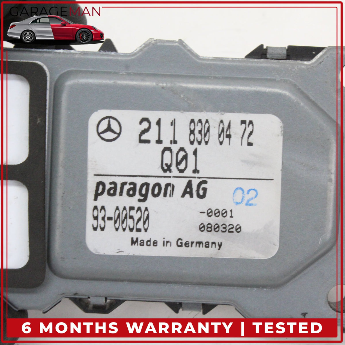 2000-2012 Mercedes W219 CLS550 Air Quality Sensor Module 2118300472 OEM