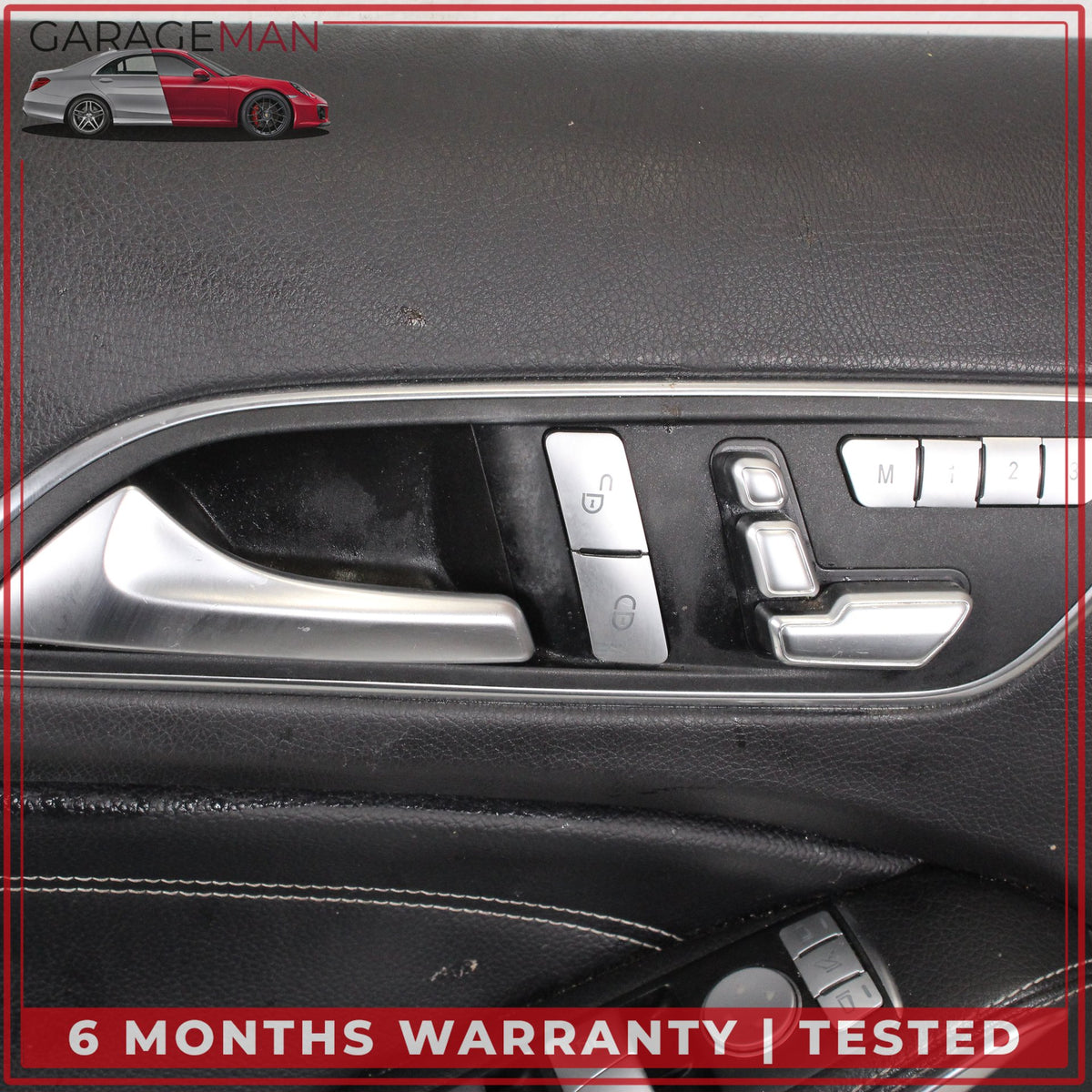 2015-2020 Mercedes X156 GLA250 Front Left Door Trim Panel w/ Control Switch OEM