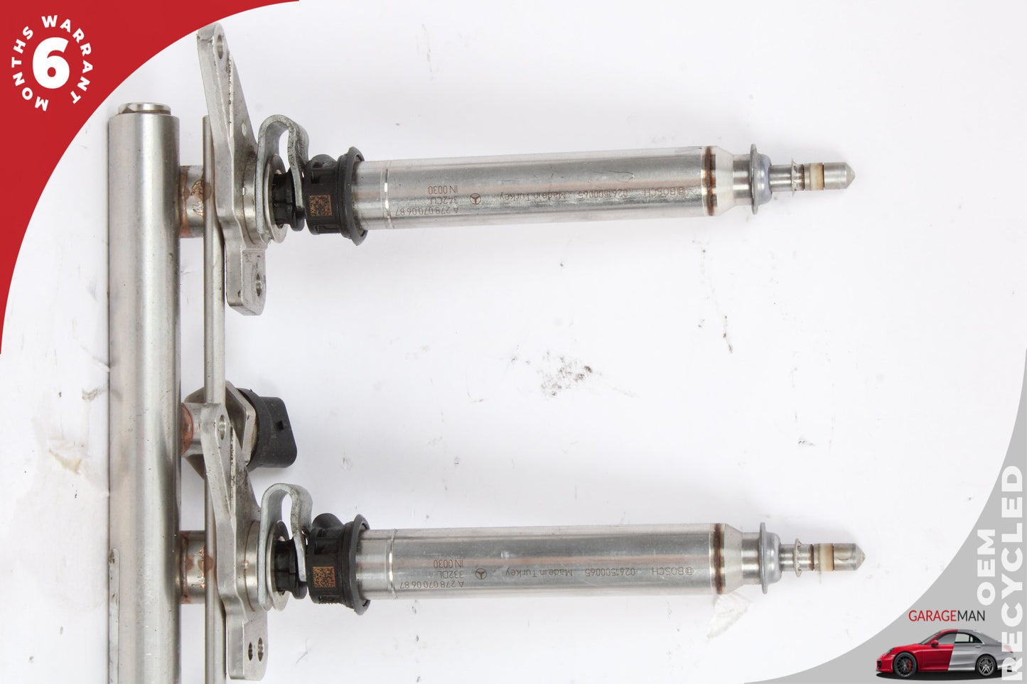 2011-2018 Mercedes X166 GL450 Fuel Injection Rail Line w/ Injectors Right Side