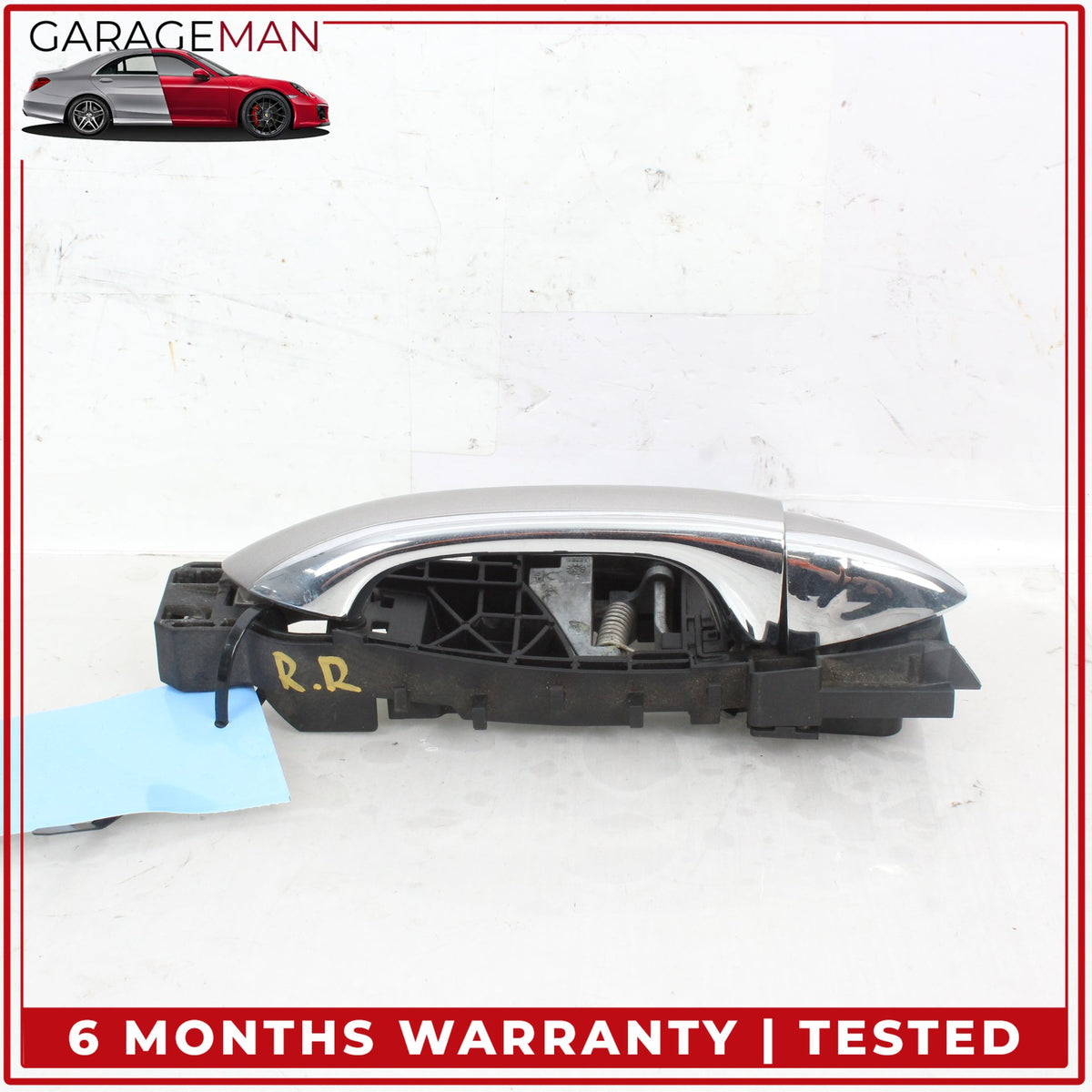 2006-2013 Mercedes W164 ML350 Rear Right Side Exterior Door Handle Silver OEM