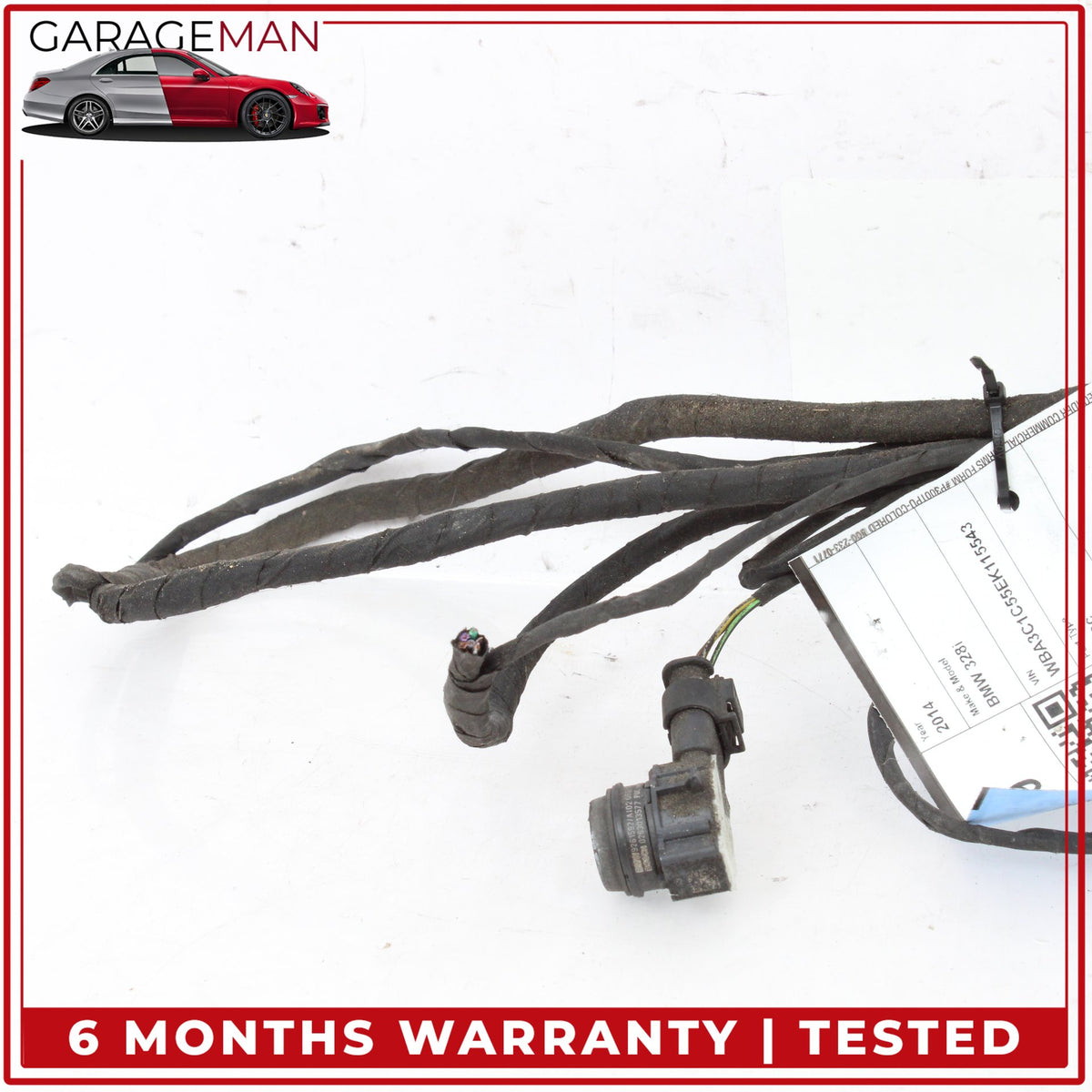 2012-2018 BMW 328i F30 Rear Bumper Parking Sensors w/ Wire Harness 9261579 OEM