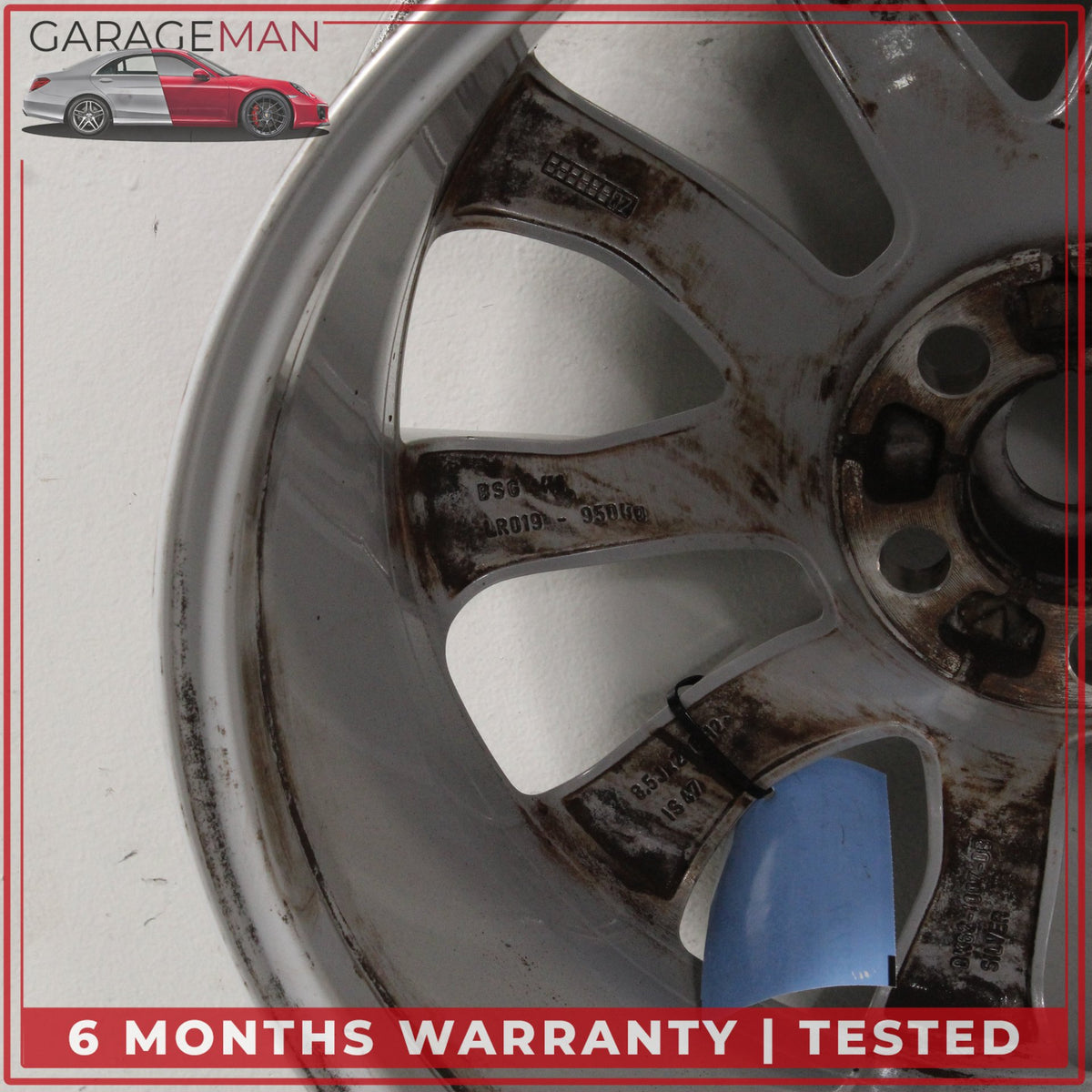 2014-2022 LR Range Rover Sport L494 8.5 x 20 20" Wheel Rim Silver DK621007DB OEM
