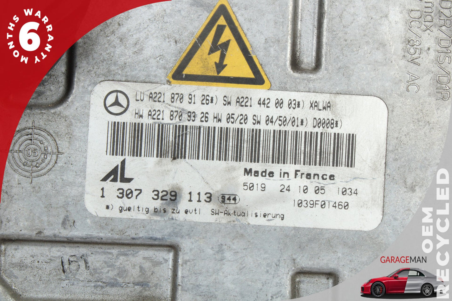 2007-2010 Mercedes W221 S550 S450 Xenon HID Headlight Ballast Module Unit OEM