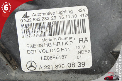 10-13 Mercedes-Benz S400 S-Class W221 Sedan Front Right Head Light Lamp Bi-Xenon 2218200839