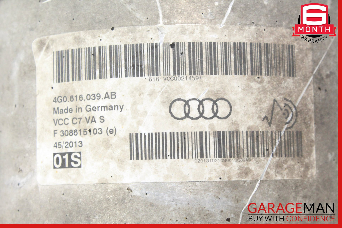 2014 Audi S7 4G Sedan Front Left or Right Airmatic Shock Strut 4G0616039AB