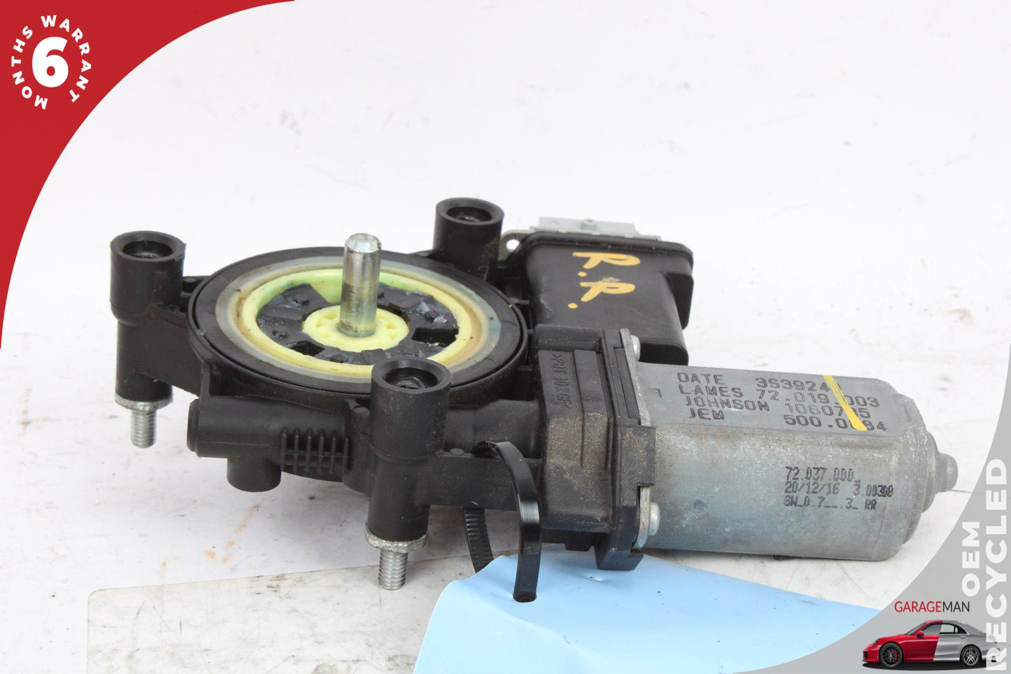 2014-2017 Fiat 500L Rear Right Passenger Side Window Regulator Motor OEM
