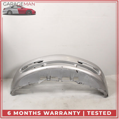 1999-2001 Porsche 911 Carrera 996 Front Bumper Cover Arctic Silver Metallic OEM