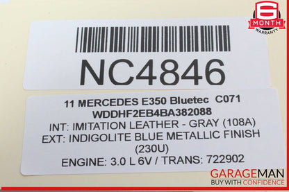 10-13 Mercedes W212 E350 Bluetec Front Left Dashboard Dash Airbag Air Bag OEM