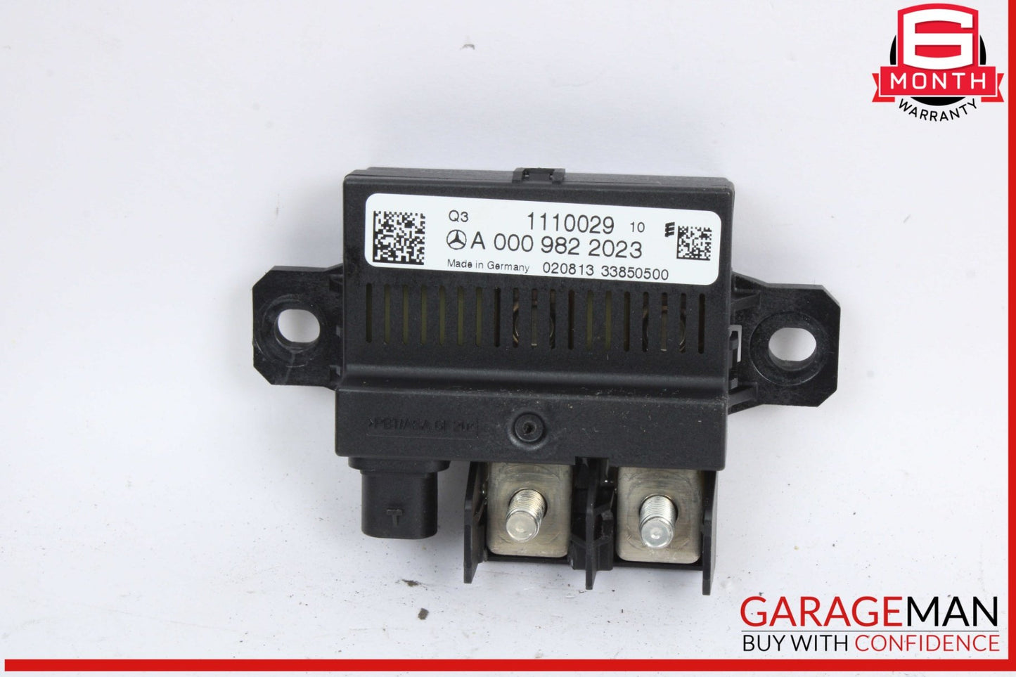 2006-2018 Mercedes-Benz E250 W212 Battery Monitoring Control Module 0009822023