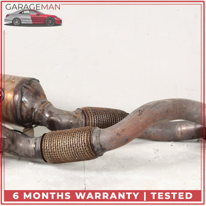 2011-2018 Porsche Cayenne 958 3.6L VR6 Left & Right Side Exhaust Downpipe OEM