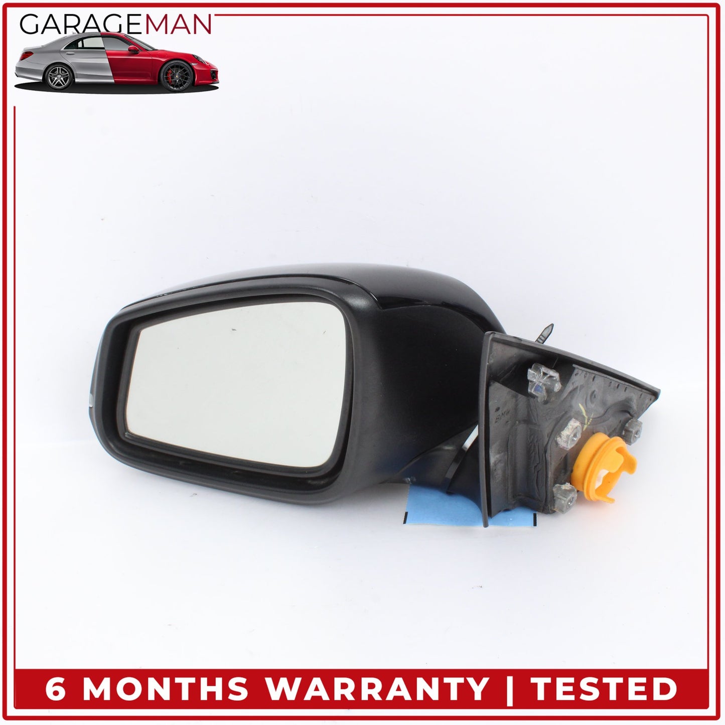 2014-2020 BMW 428i F36 Front Left Driver Side Door Rear View Mirror Black OEM