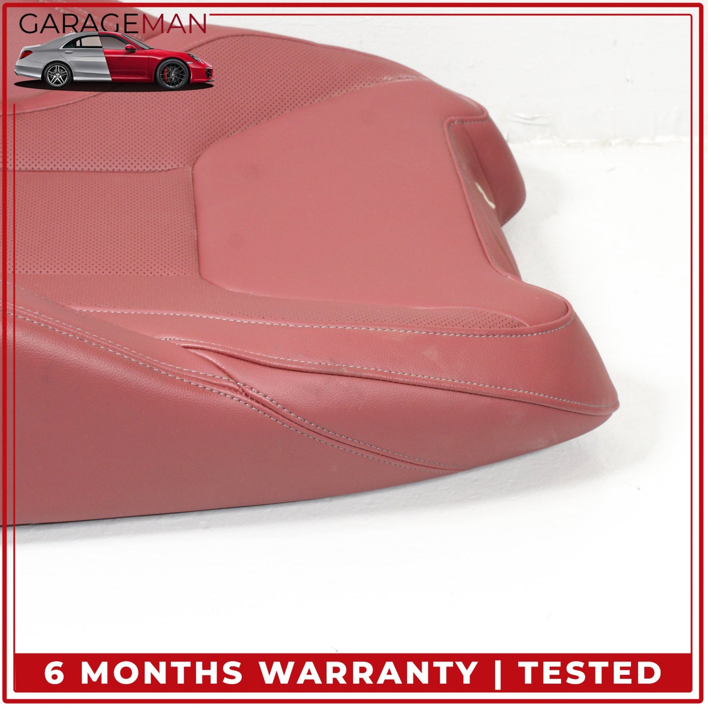 2019-2025 BMW 330i Front Right Passenger Side Top Upper Seat Cushion Red OEM