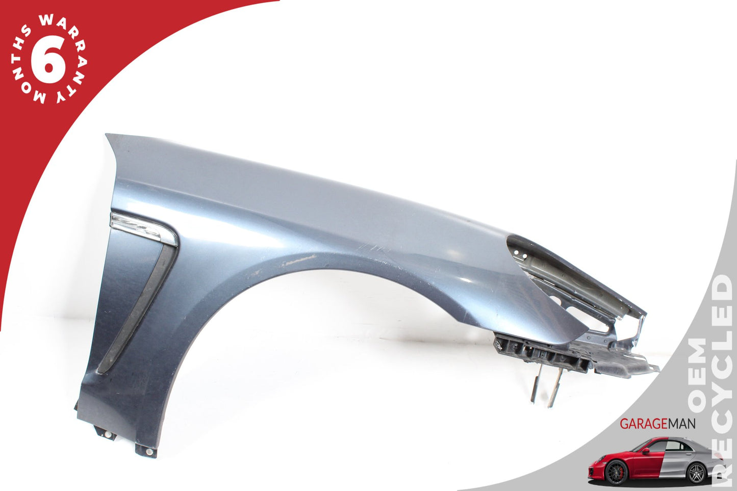 2010-2013 Porsche Panamera 970 S Front Right Fender Panel Blue 97050303201 OEM