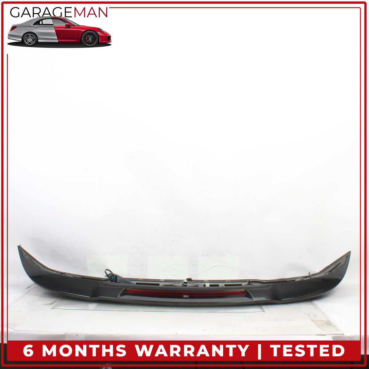 2015-2020 Mercedes X156 GLA250 Rear Spoiler Wing w/ 3rd Brake Light White OEM