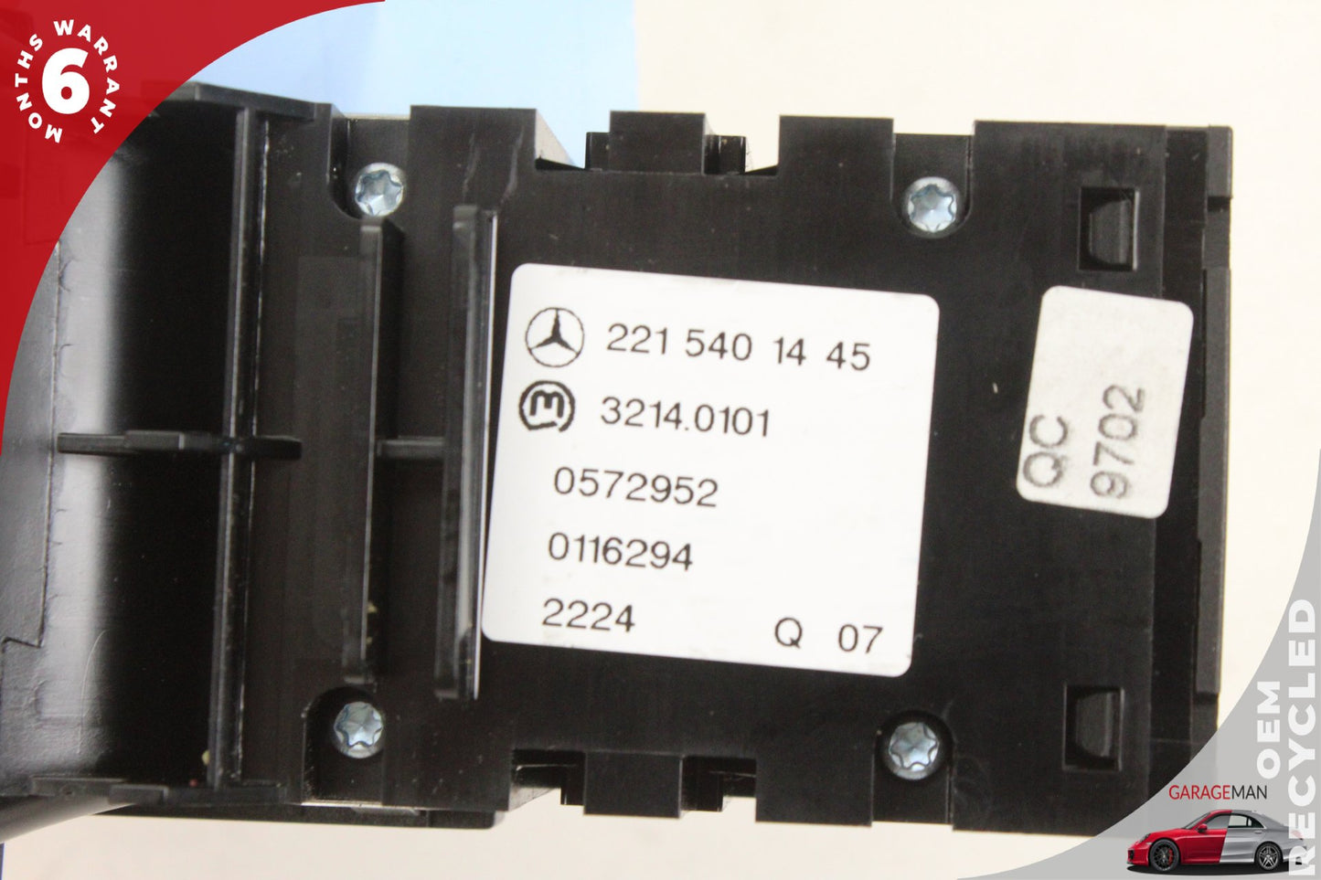 07-14 Mercedes-Benz S550 W221 Electronic Parking Button Switch 2215401445 OEM