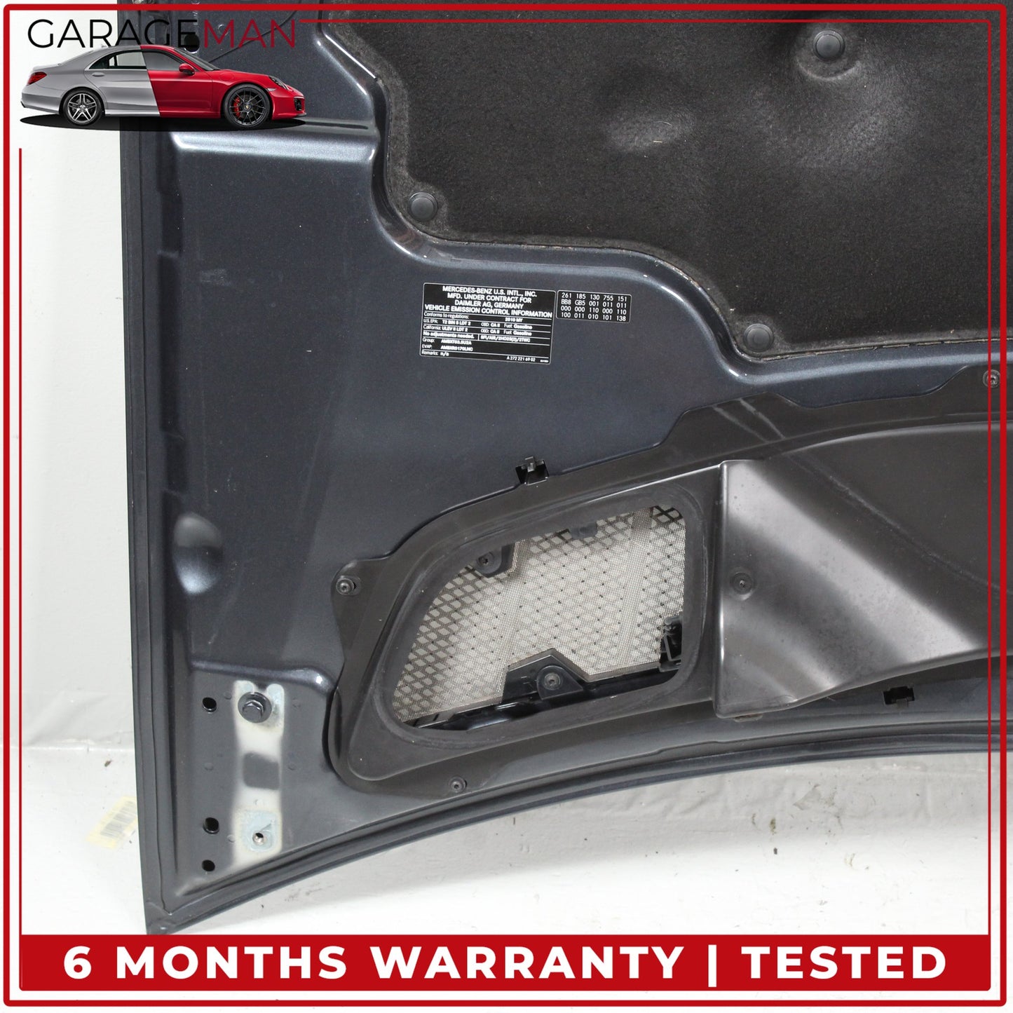 2006-2011 Mercedes W164 ML350 ML320 Front Hood Bonnet Panel Assembly Gray OEM