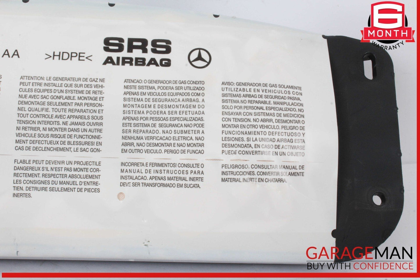 08-15 Mercedes W204 C250 C300 Front Right Passenger Side Dash Airbag