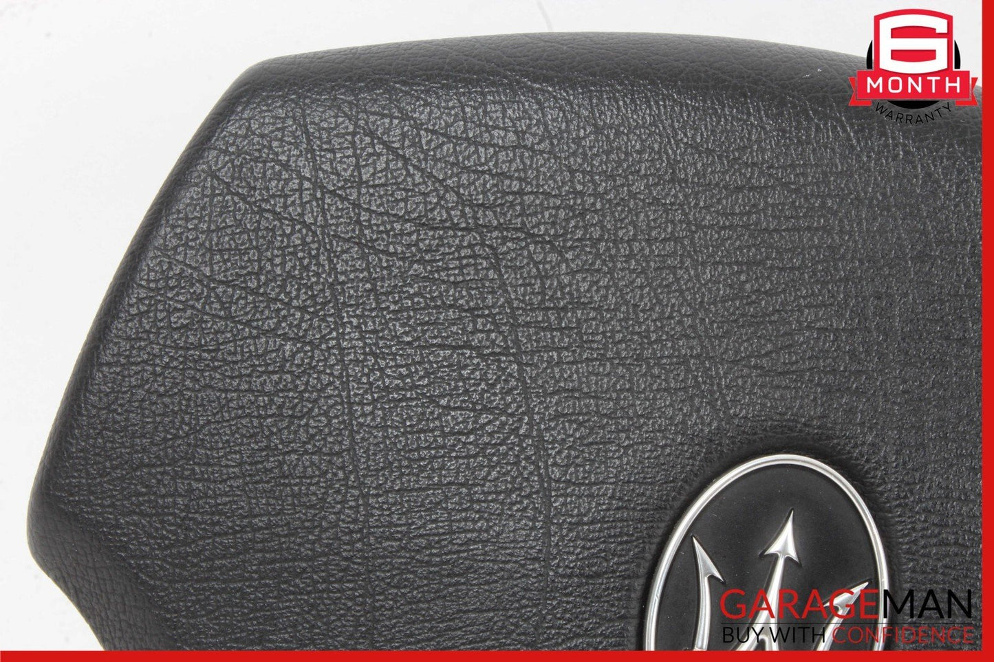 03-13 Maserati Quattroporte M139 Steering Wheel Airbag Black OEM