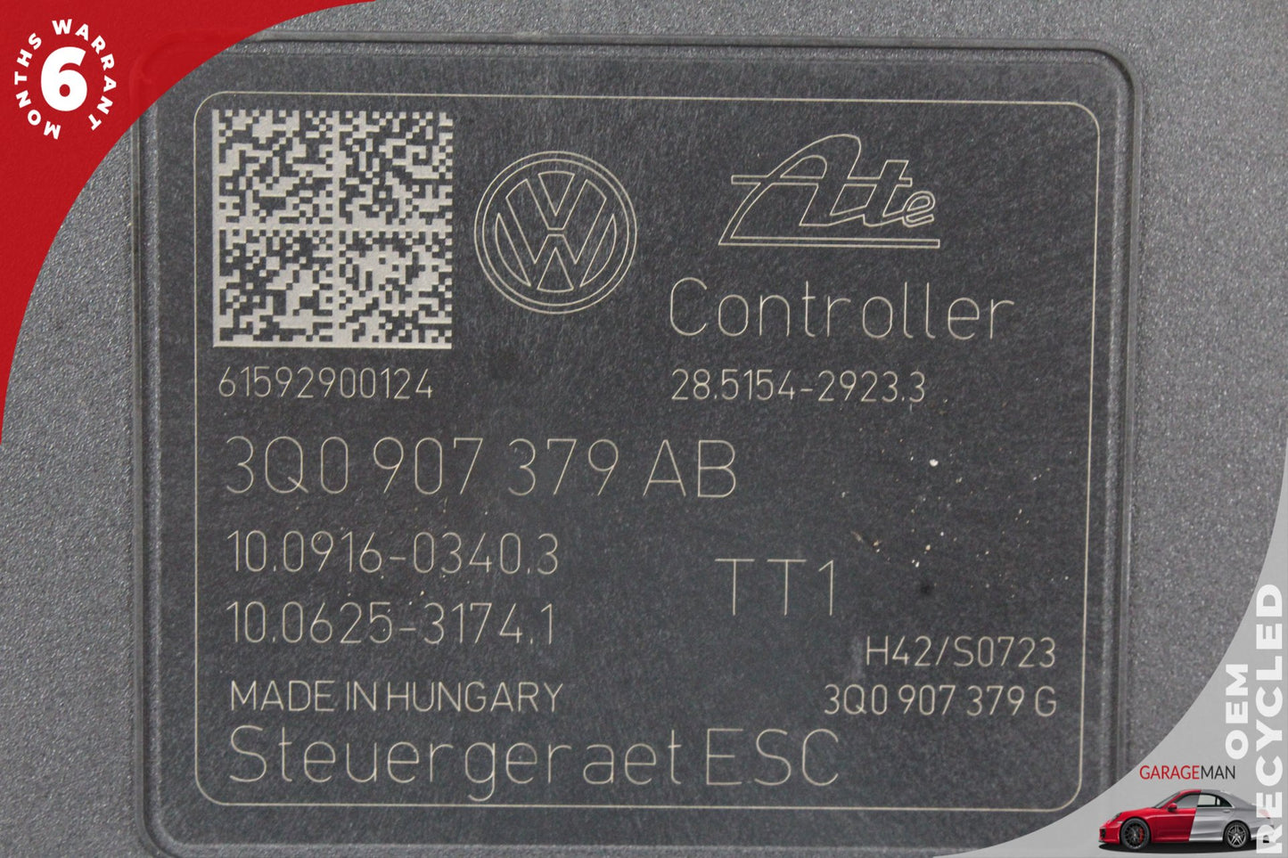 15-19 VW Golf MK7 ABS Anti Lock Brake Pump Module 3Q0907379AB