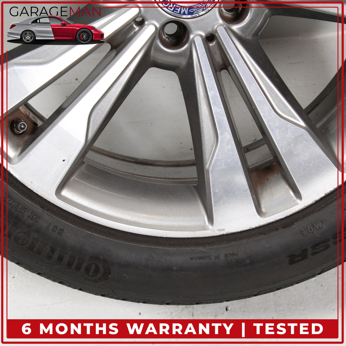 2014-2017 Mercedes W222 S550e S63 AMG Front Wheel Rim w/ Tire 8.5JX19H2 ET36 OEM