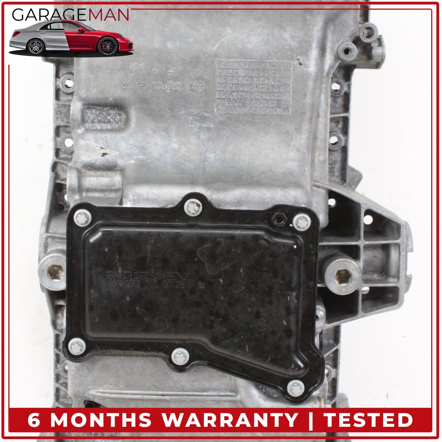 2007-2012 Mercedes W216 CL550 S550 E550 Upper and Lower Oil Pan Section OEM