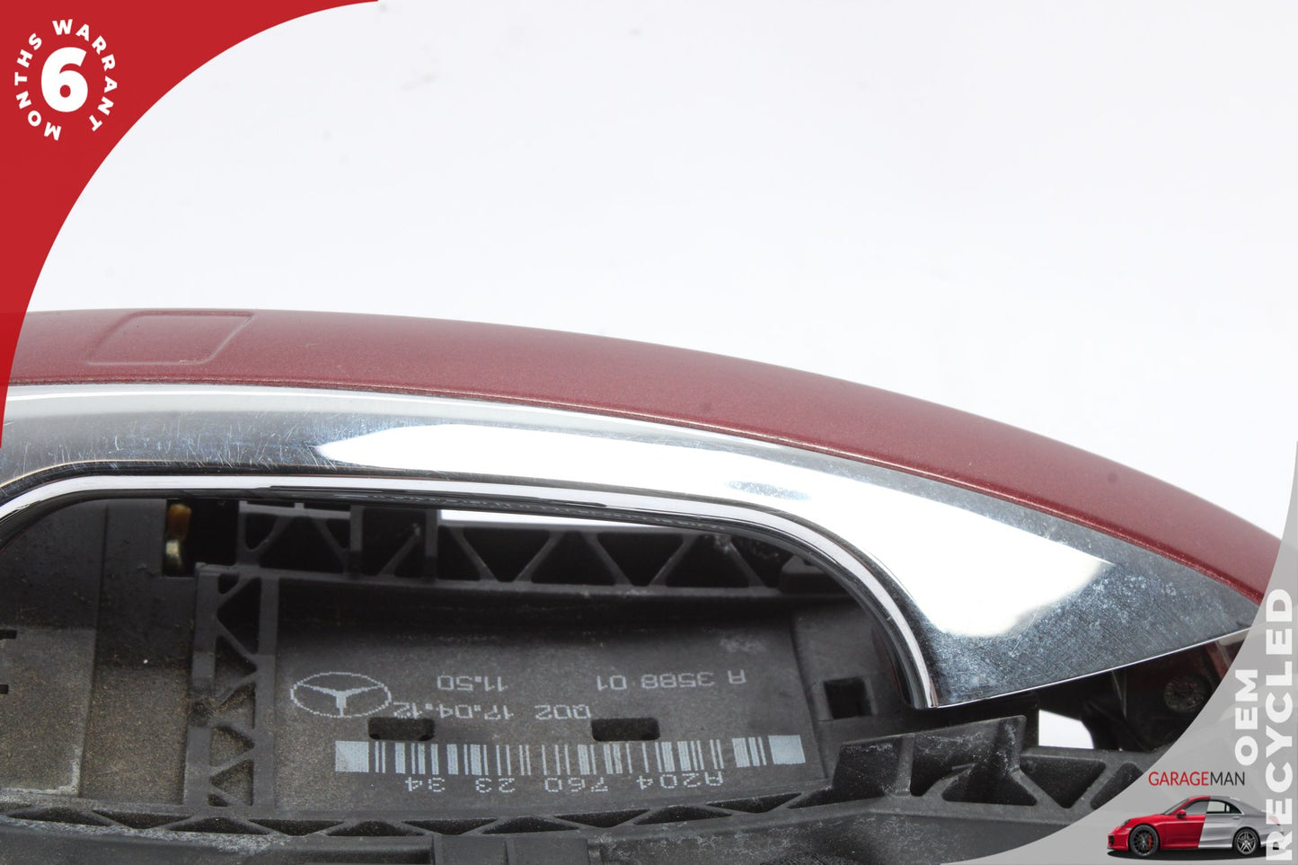 2012-2018 Mercedes W218 CLS550 Front Left Side Exterior Door Handle Red OEM