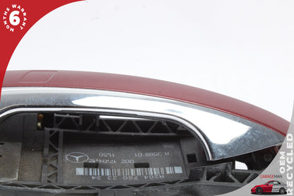 2012-2018 Mercedes W218 CLS550 Front Left Side Exterior Door Handle Red OEM