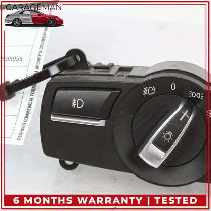 2009-2019 BMW 640i 650i F12 Front Left Side Headlight Control Switch 9192745 OEM