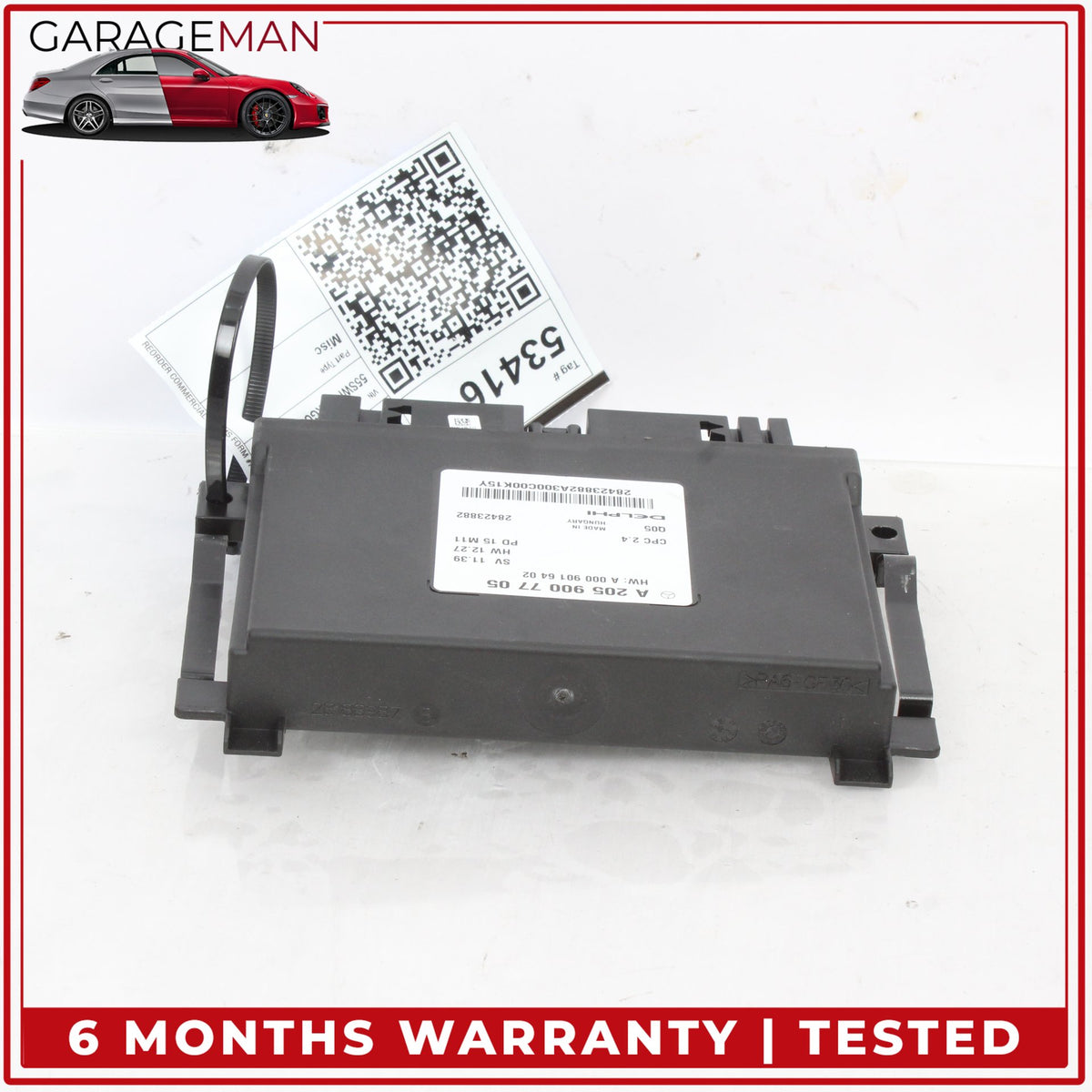 2015-2019 Mercedes W205 C300 Transmission Control Module Unit TCU 2059007705 OEM