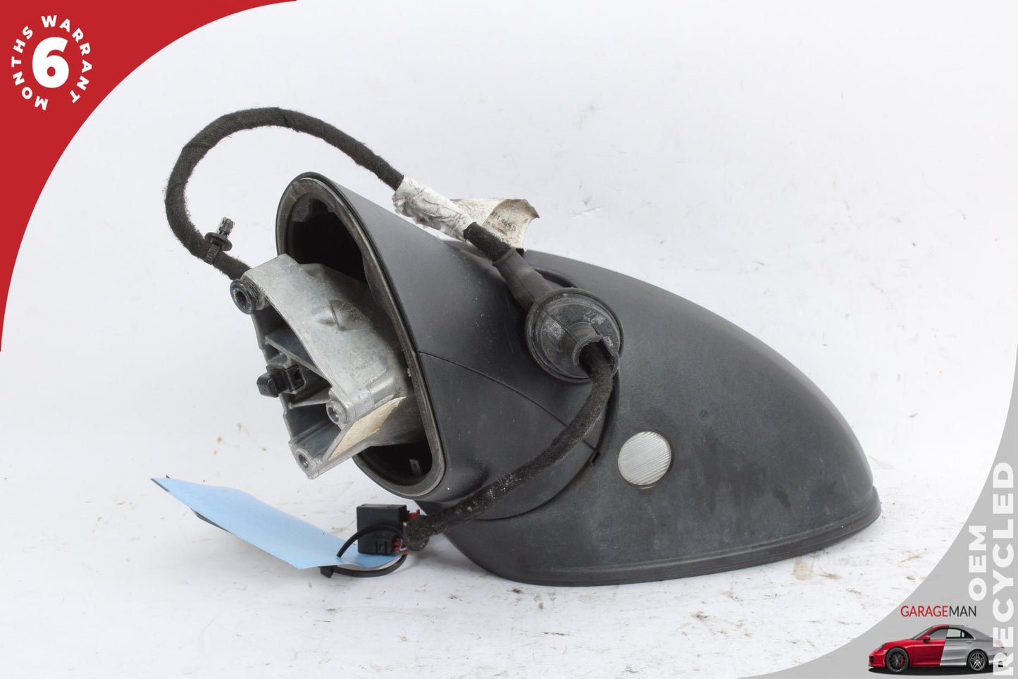2011-2014 Porsche Cayenne 958 Front Left Side Door Rear View Mirror Black OEM