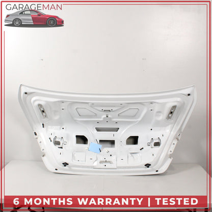 2015-2018 Audi A8 S8 Rear Tailgate Trunk Lid Panel Glacier White Metallic OEM