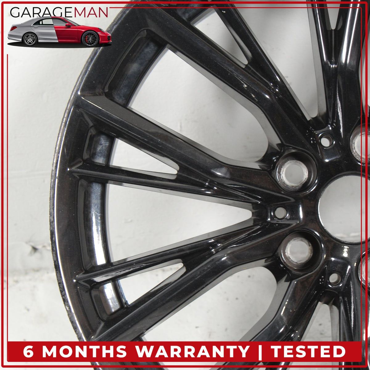 2023-2025 BMW 330i 330e Front or Rear Wheel Rim Black 7.5JX18 H2 E25 5A49EE4 OEM
