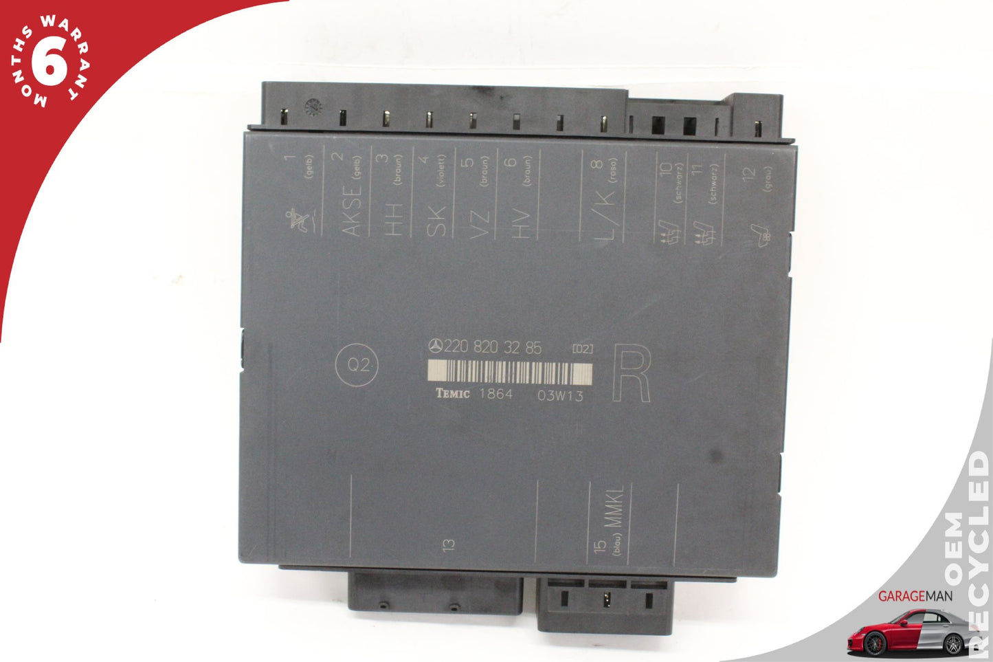 2003-2006 Mercedes W220 S55 AMG Front Right Seat Control Module 2208203285 OEM