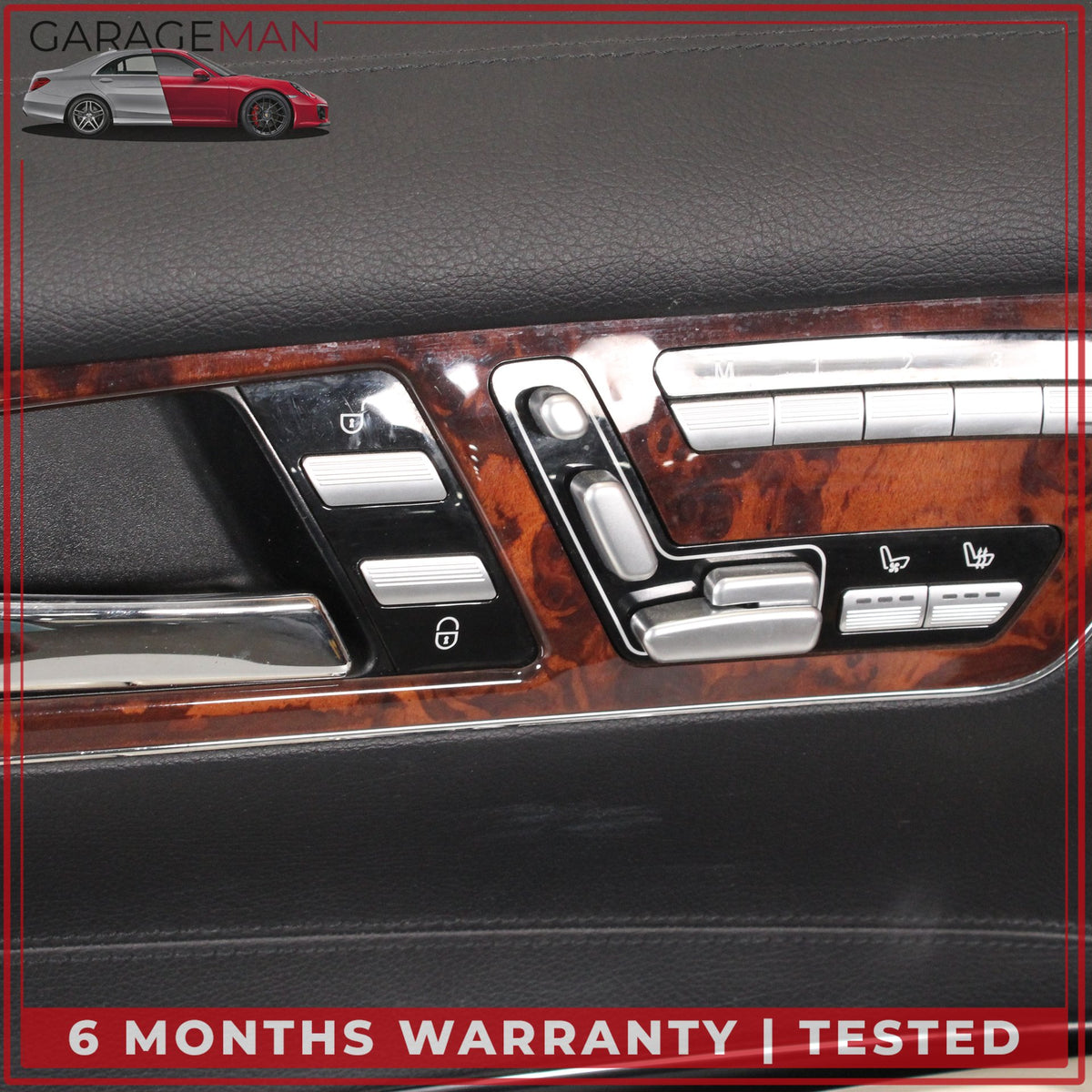 2007-2014 Mercedes W216 CL550 Coupe Front Left Door Trim Panel 2167208570 ЩУЬ