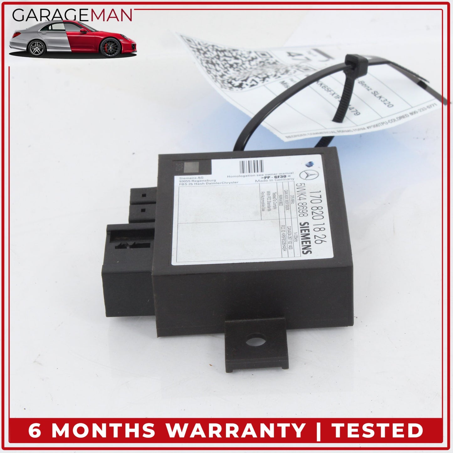 1997-2008 Mercedes R170 SLK320 Immobilizer Relay Control Module 1708201826 OEM