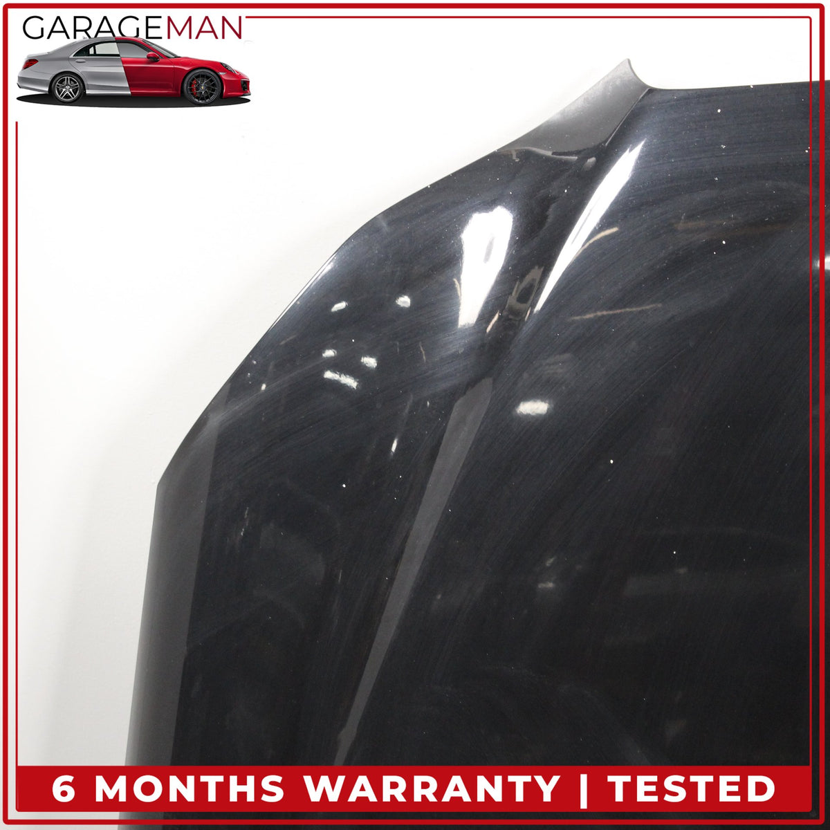 2014-2016 Mercedes W212 E400 E550 Front Hood Bonnet Panel Black 2128800357 OEM