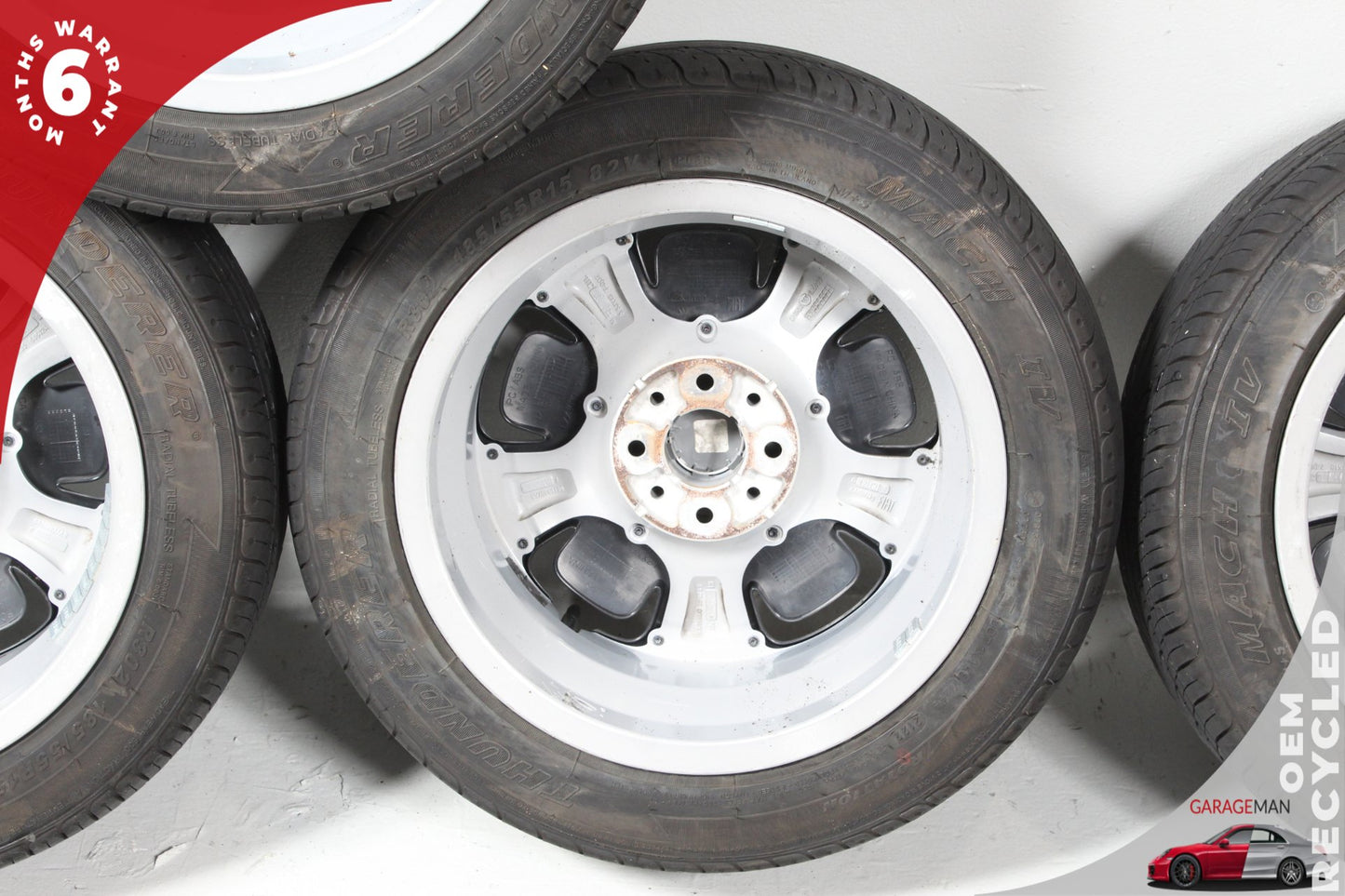 2013-2019 Fiat 500e Wheel Rim w/ Tire (Set of 4) 15x5.5J ET28.65/ 15x6.5J ET35