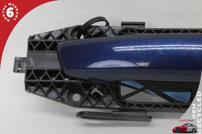 2015-2020 Audi A3 S3 RS3 Rear Left Driver Side Exterior Door Handle Blue OEM