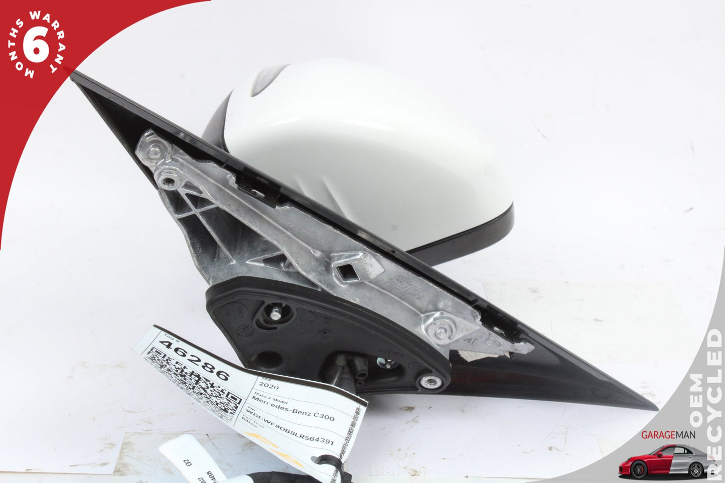 2015-2021 Mercedes W205 C300 Front Right Door Rear View Mirror w/ Blind Spot OEM