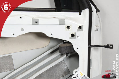 11-18 Porsche Cayenne 92A Front Left Driver Door Shell White 95853101100