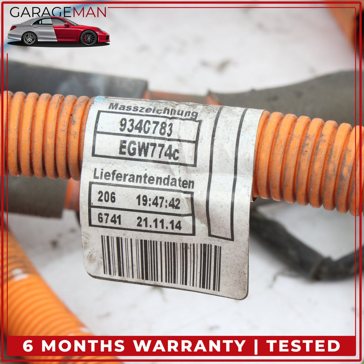 2014-2017 BMW i3 I01 Engine High Voltage Wire Harness Cable Set OEM
